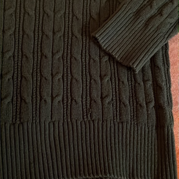 EUC Evergreen St. John's Bay Crew Neck Cable-Knit Pullover Sweater, M - Picture 6 of 13